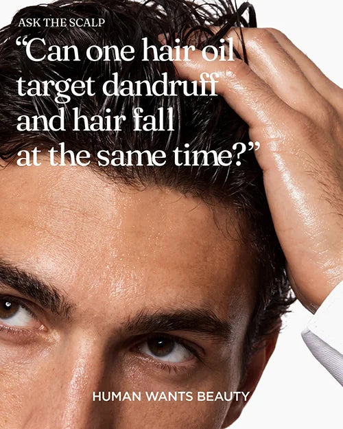 Can one hair oil target dandruff and hair fall at the same time?