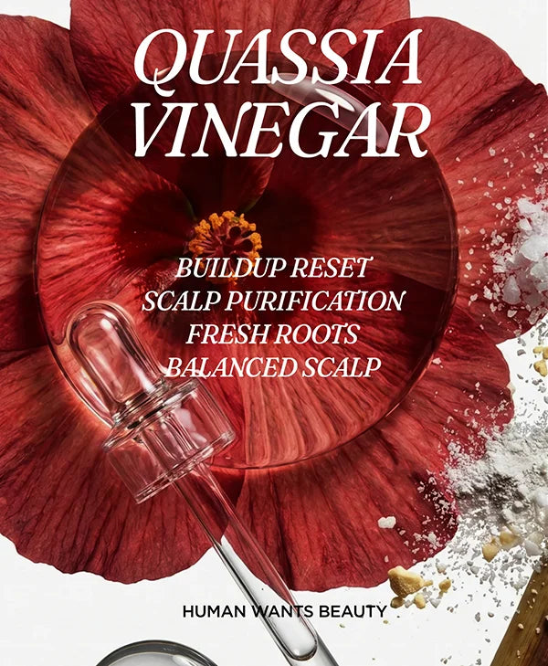 Quassia Vinegar for buildup reset, scalp purification, fresh roots and balanced scalp